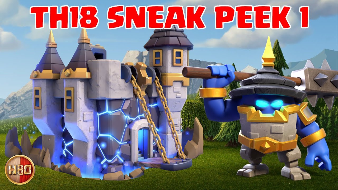 TH18 SNEAK PEEK 1 GUARDIANS NEW TROOPS AND NEW LEVELS -Clash of Clans- E442
