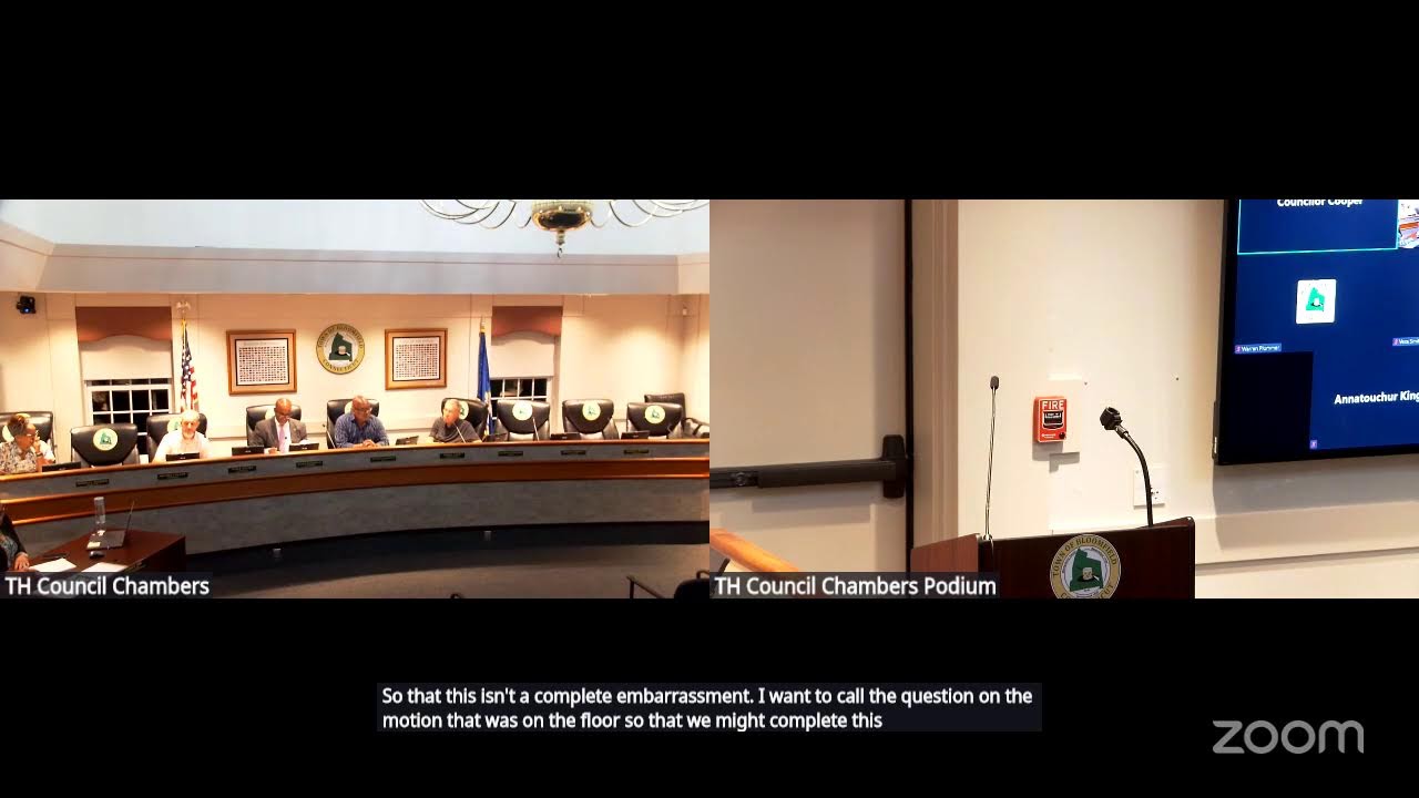 Town Council Meeting- July 13, 2026