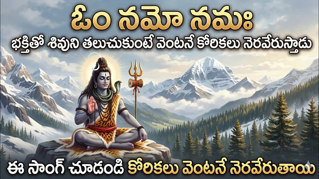 Namo Namah Shivaya song | భక్తితో శివుని తలుచుకుంటే వెంటనే కోరికలు నెరవేరుస్తాడు | Bakthi Song