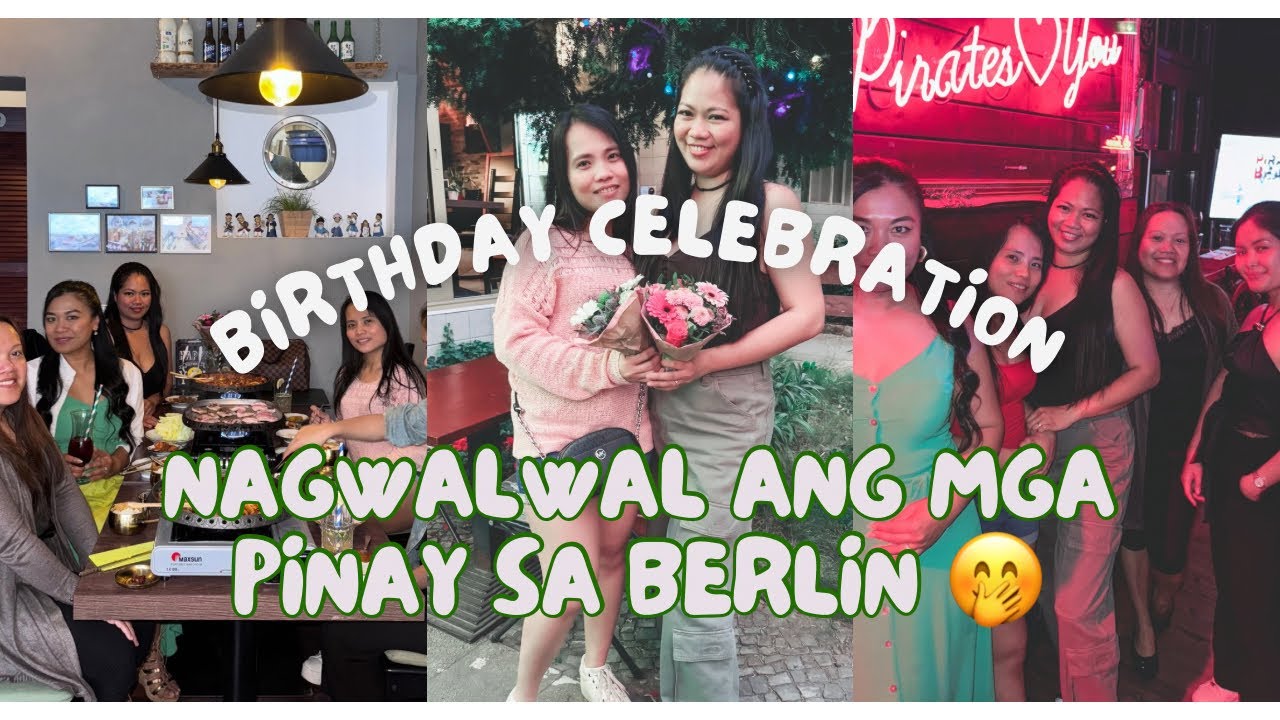 PINAY NIGHT OUT IN BERLIN - Korean Food - Karaoke - Disco - Budots
