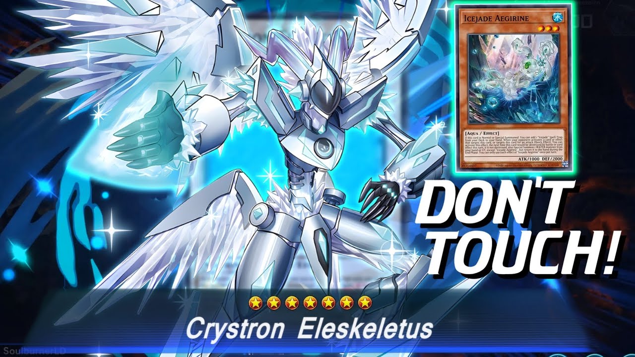 CRYSTRON BUILD NOBODY TALKS ABOUT! Ice Jade Crystron Deck [Yu-Gi-Oh! Master Duel]