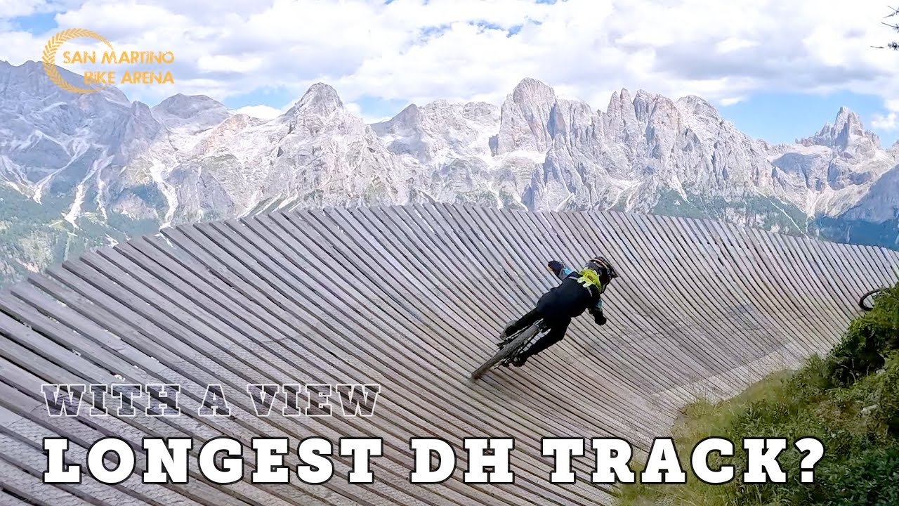 PISTA DA DH LUNGHISSIMA A SAN MARTINO!