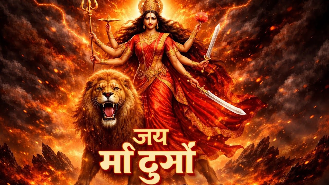 Powerful Durga Maa 🔥 | Maa Durga Ki Shakti 🙏 | Jai Mata Di Status | Navratri special song 