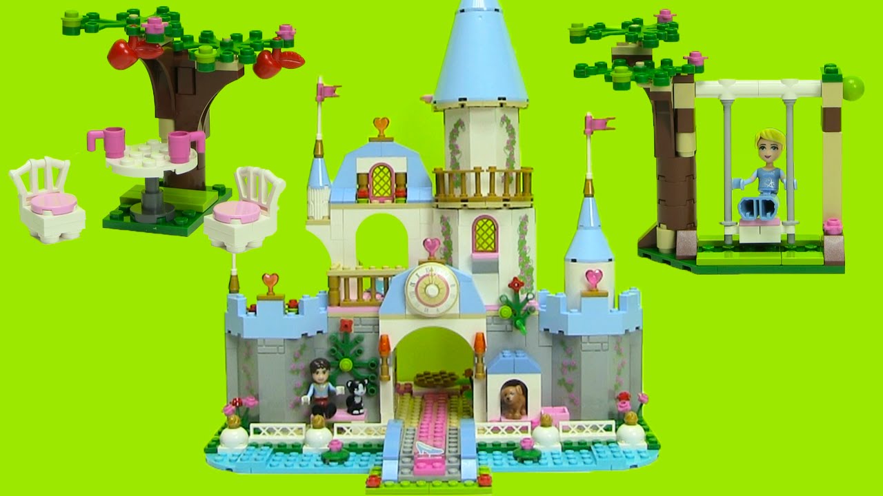 Cinderella's Romantic Castle Lego 41055 Step by Step Build Disney Princess