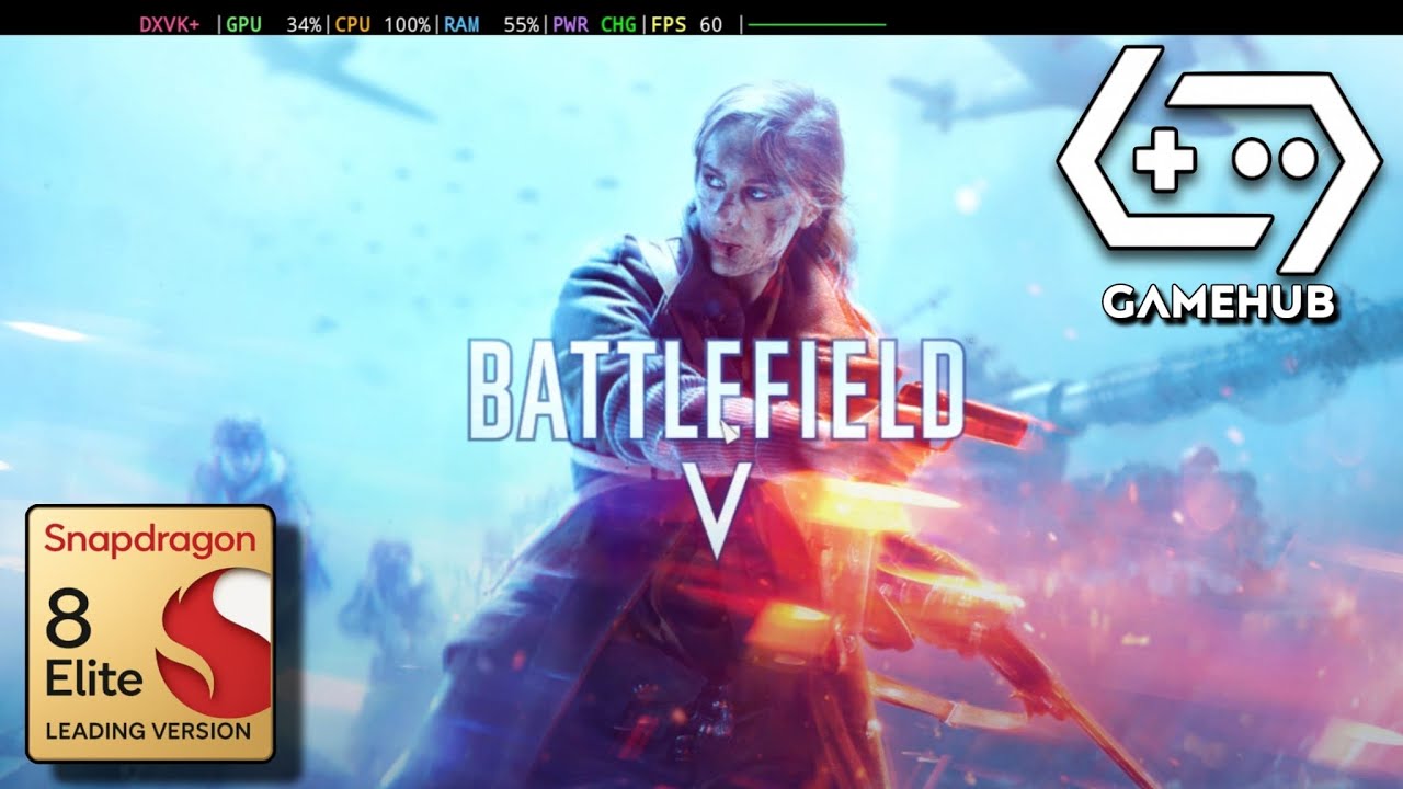 🔴Battlefield V on Redmagic 10S Pro | SD 8Elite | GameHub | Just Chilling 