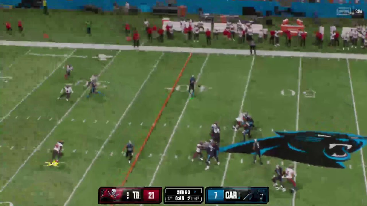 Bucs vs Panthers Week 16 Maden 26 Simulation