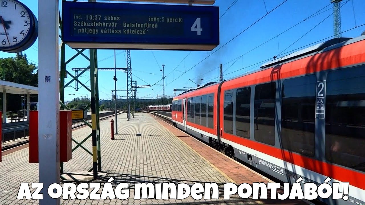Bemutatom az ÖSSZES BALATONI VONATOT! Katica, Tekergő, Kék Hullám és a többi!