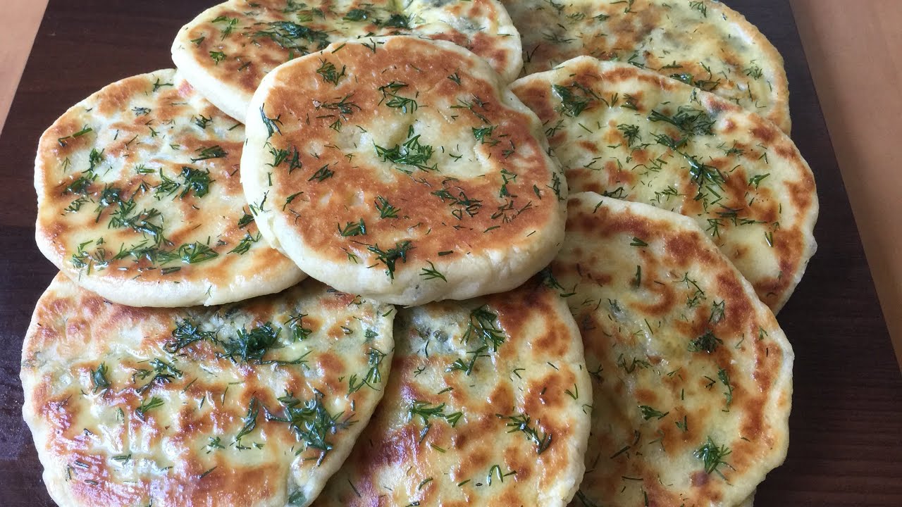 Kaş bunu coxdan bisirəydim deyəcəksiniz😋/ Очень вкусные лепёшки 😋