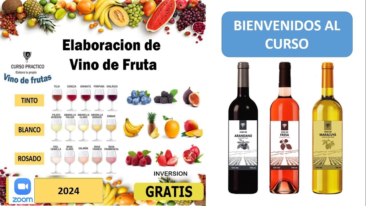 TALLER VINO DE FRUTAS (GRATUITO)