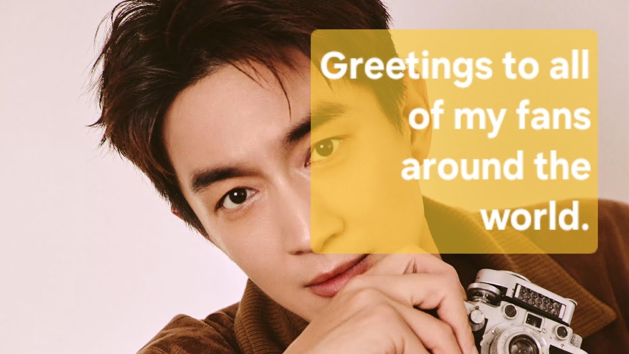 KENNY LIN GENGXIN'S NEW YEAR GREETINGS FOR HIS LOVELY FANS