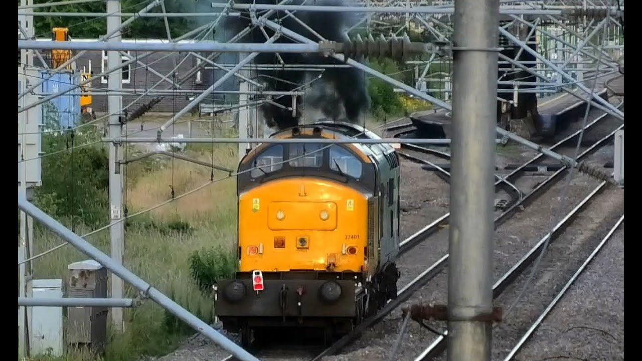 37401 FAILS at Acton Bridge!!! RESCUED by 68016!! 27th June 2022