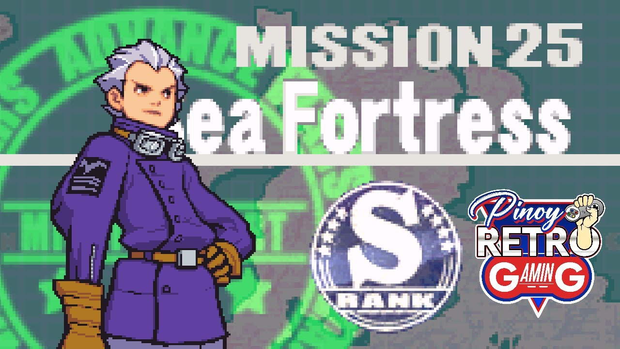 Advance Wars 2 (GBA) - (Mission 25 | Sea Fortress | S Rank)