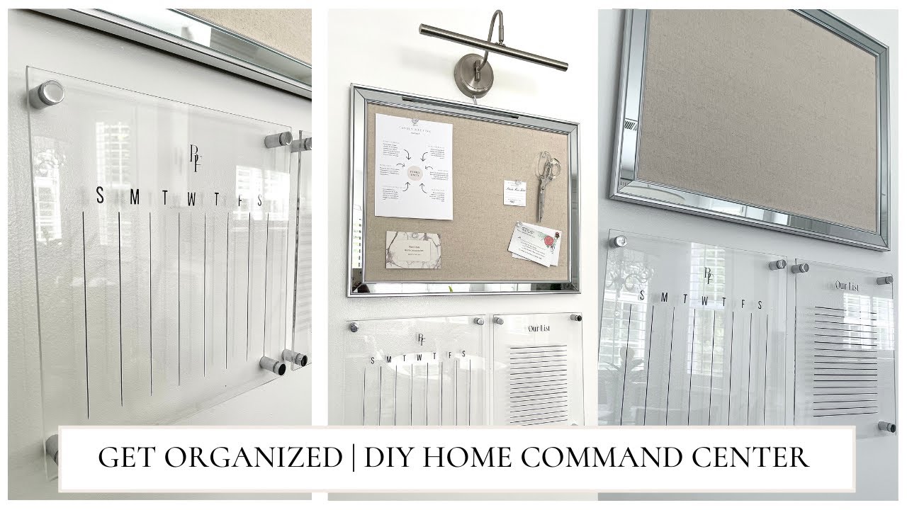 Get Organized | How To Create A Simple DIY Home Command Center