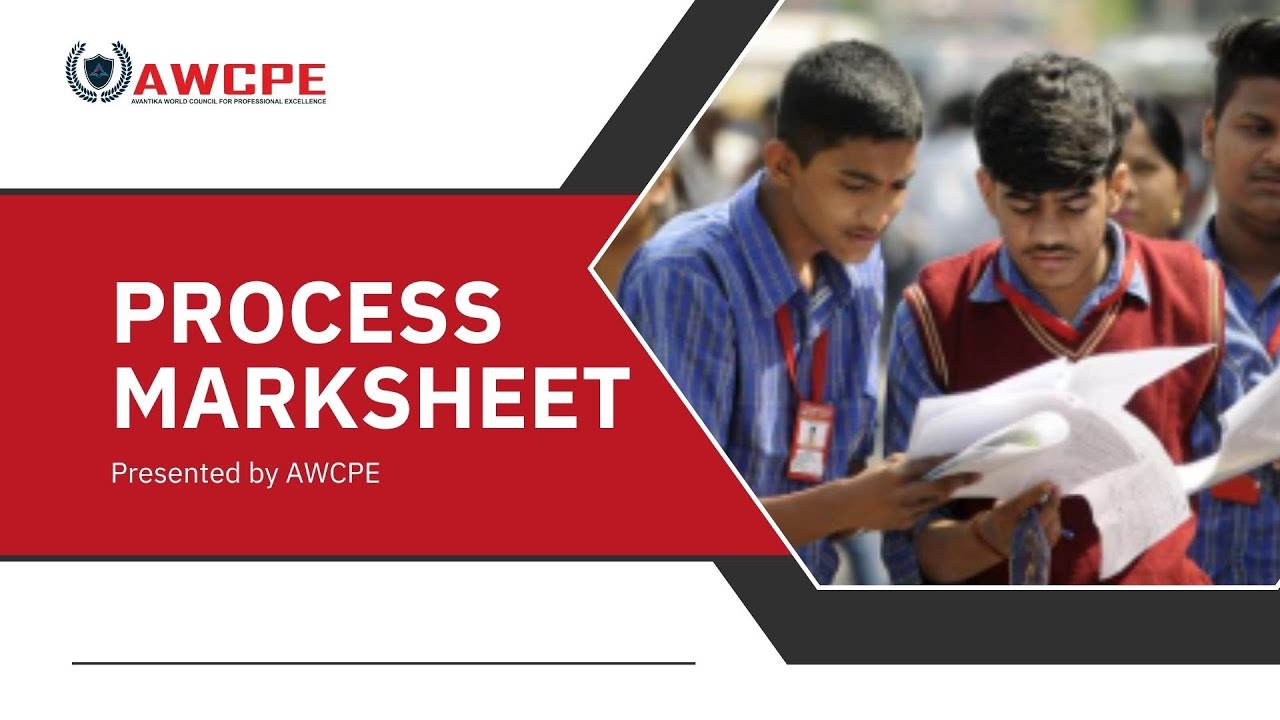 Marksheet Generating Process