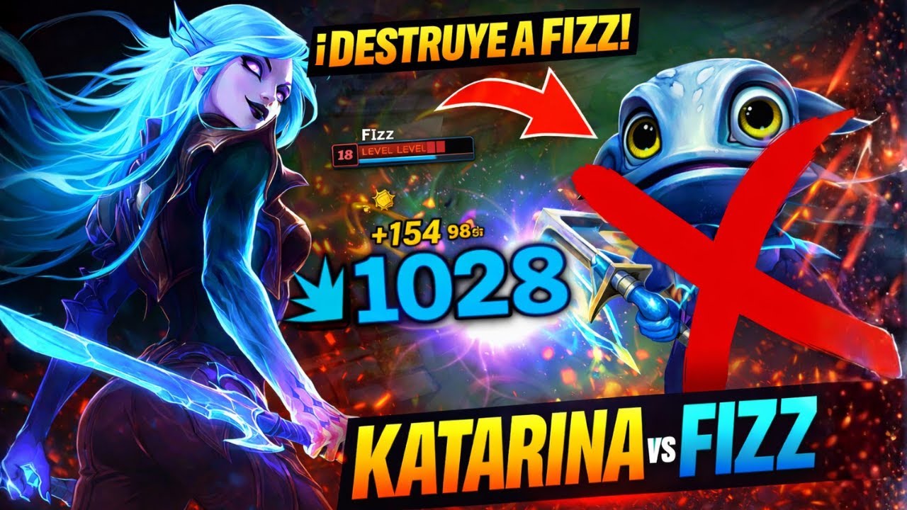 Fizz NO pudo jugar 😱 | Katarina lo destruye en MID s26