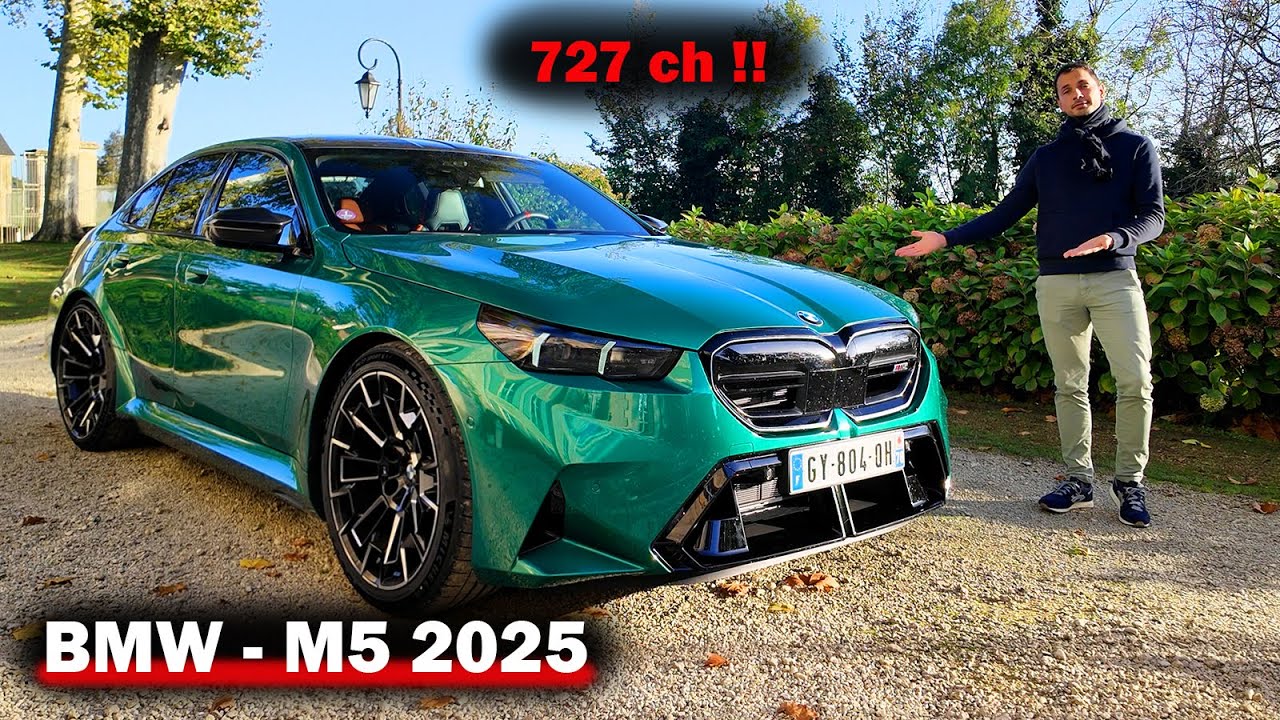 Nouvelle BMW M5 727ch - Luxe & Sport ? C'est Lourd ou pas ? Je la Pousse A FOND ! 0€ de malus =)