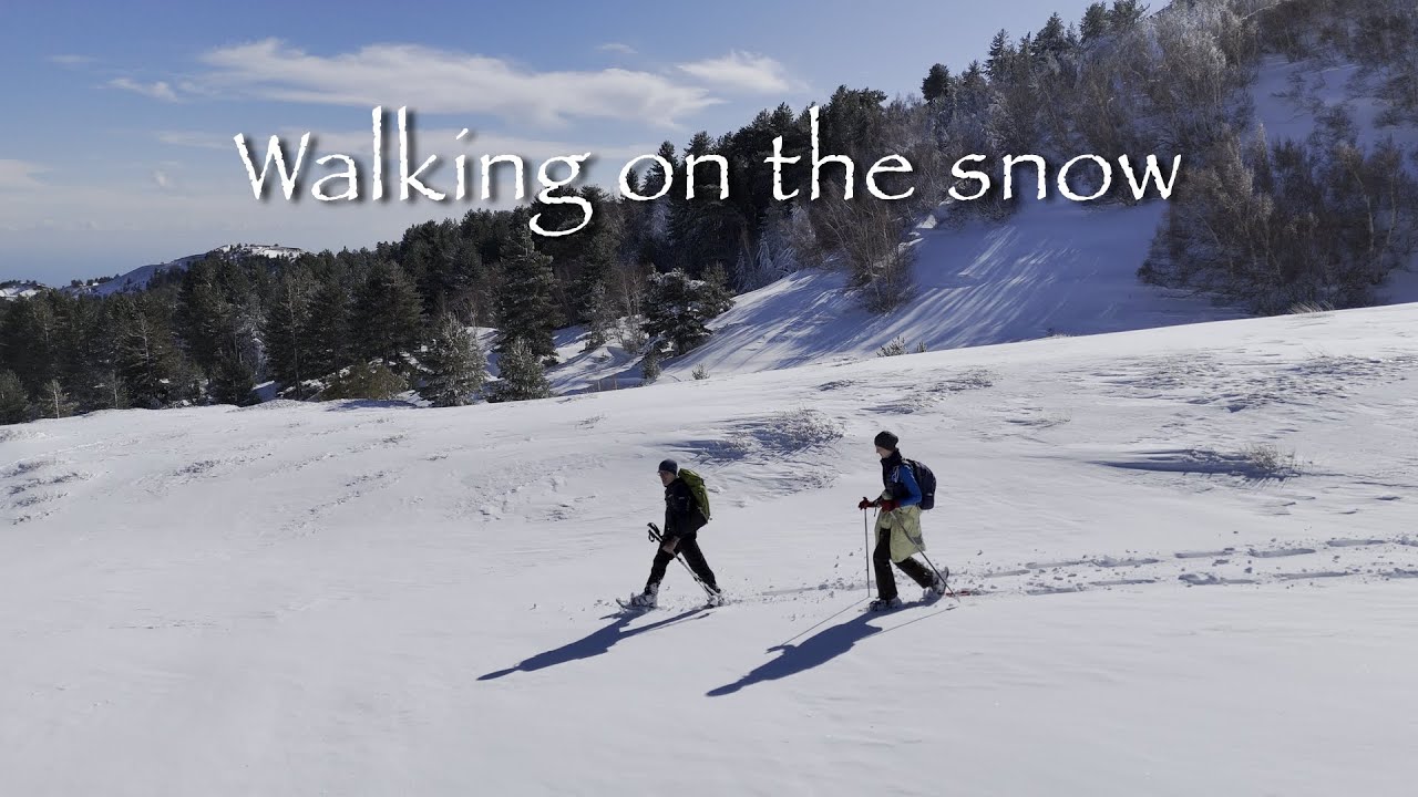 A passo lento sulla neve - Etna Nord Dicembre 2024