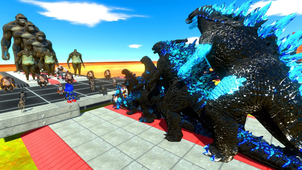 EVOLUTION of Frostbite GODZILLA 2024 Size Comparison VS KONG King of Monster x Faction KONG - ARBS