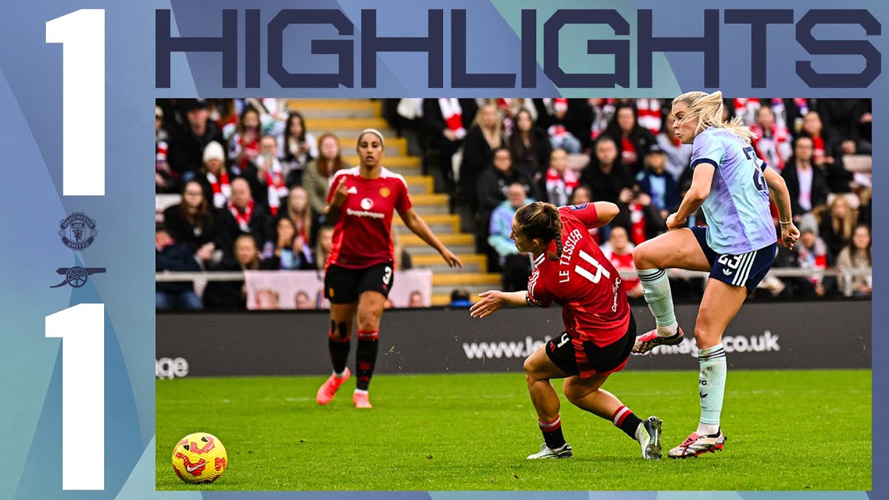 Russo scores against old club! | HIGHLIGHTS | Manchester United vs Arsenal (1-1) | WSL