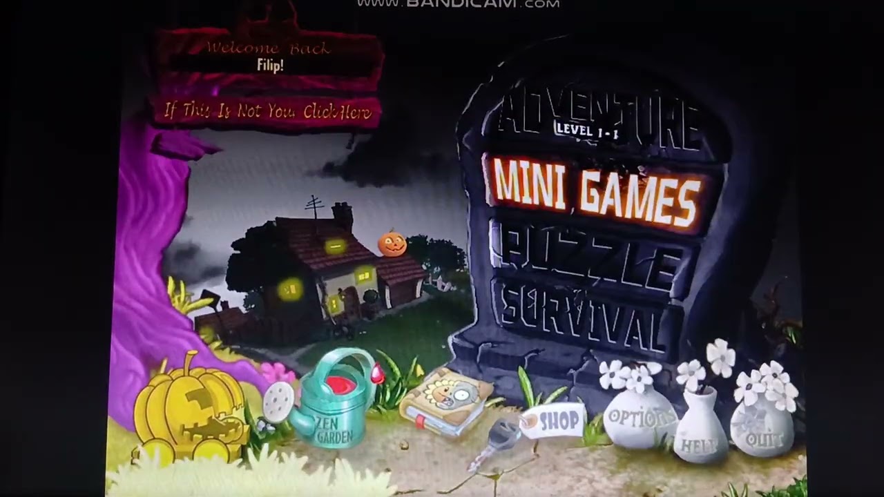 Plants vs cartoons 2 pak halloween edition mod
