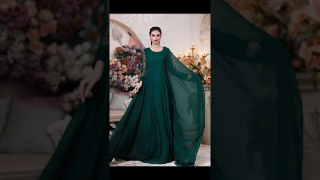 new chiffon frock for eid 2023