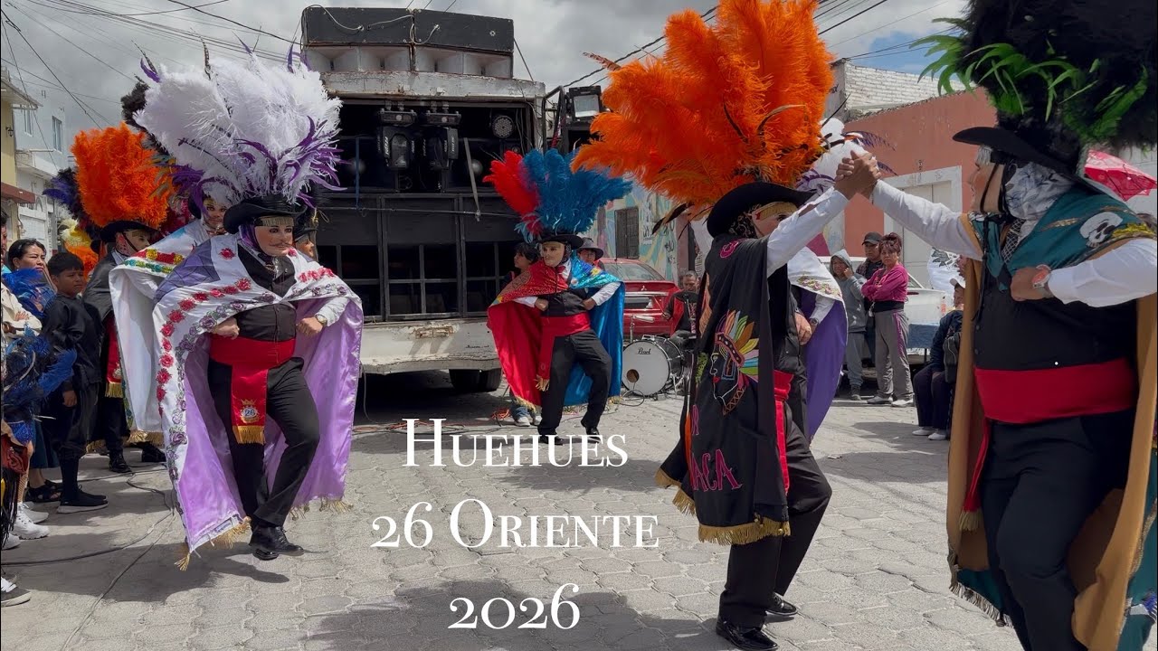 🎭🎉Huehues Cuadrilla 26 Oriente 2do Domingo De Carnaval Carnaval 2026🎉🎭