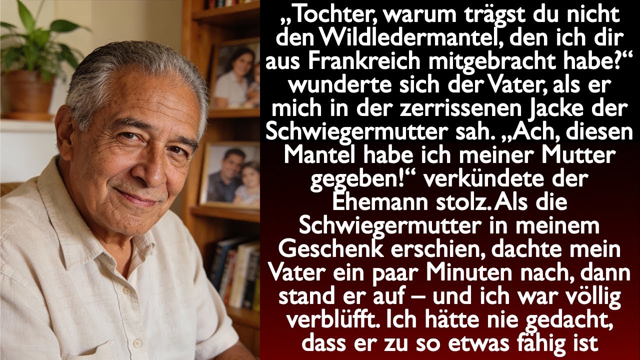 Mein Vater dachte ein paar Minuten nach, dann stand er auf, und ich hätte nie gedacht...
