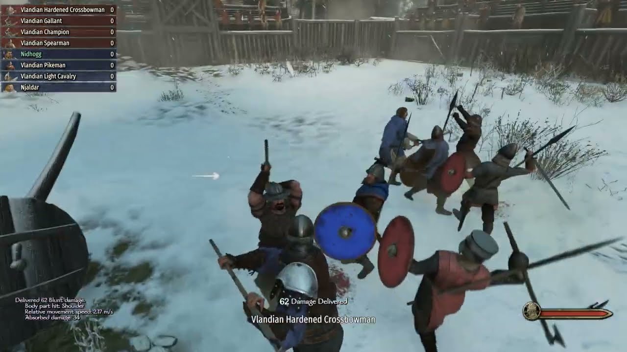 Arena battle in the Nord town of Hvalvik.