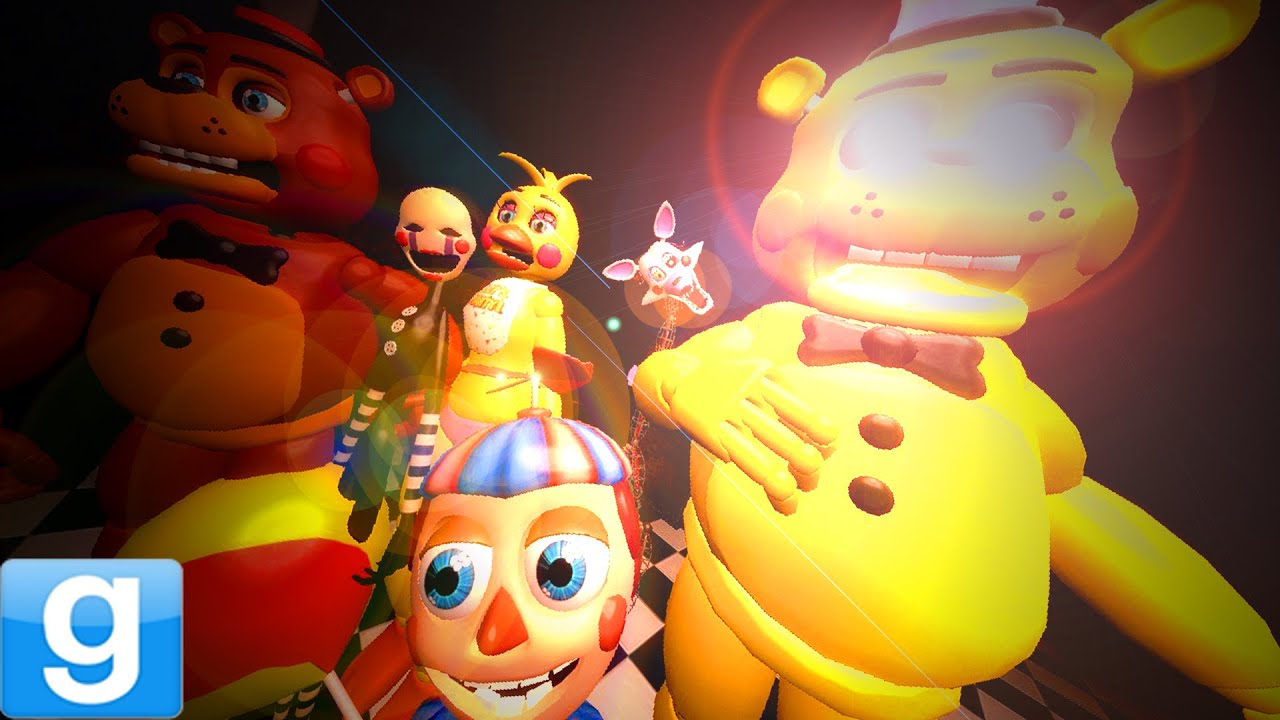 PLAY FIVE NIGHTS AT FREDDY'S 2 IN GMOD!! - NEW Gmod Five Nights At Freddy's 2 Map (Garry's Mod)