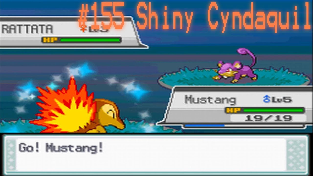 LIVE! Shiny Cyndaquil full odds after only 912 SR's in Pokemon Soul Silver! SBQ #1