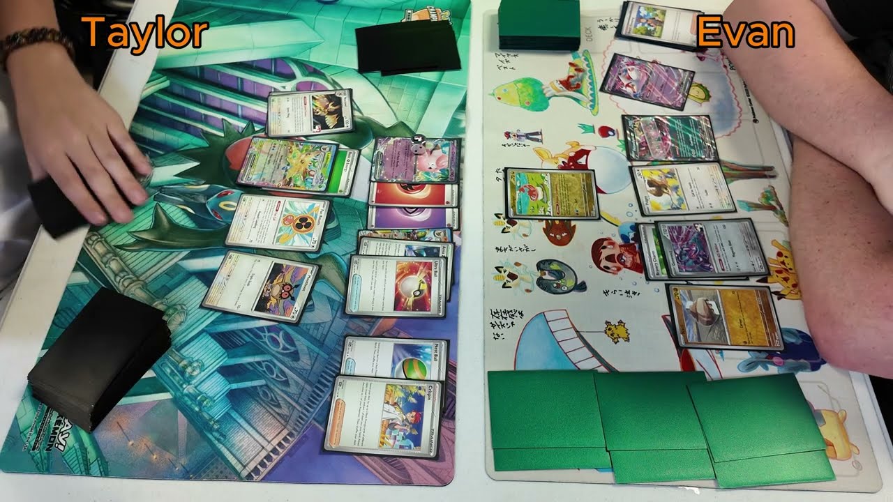 Pokemon TCG Locals Gameplay - Eevee Box vs Pidgeot Control!
