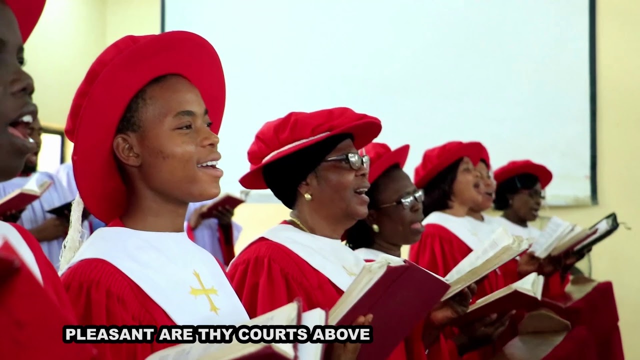 Pleasant are thy courts above