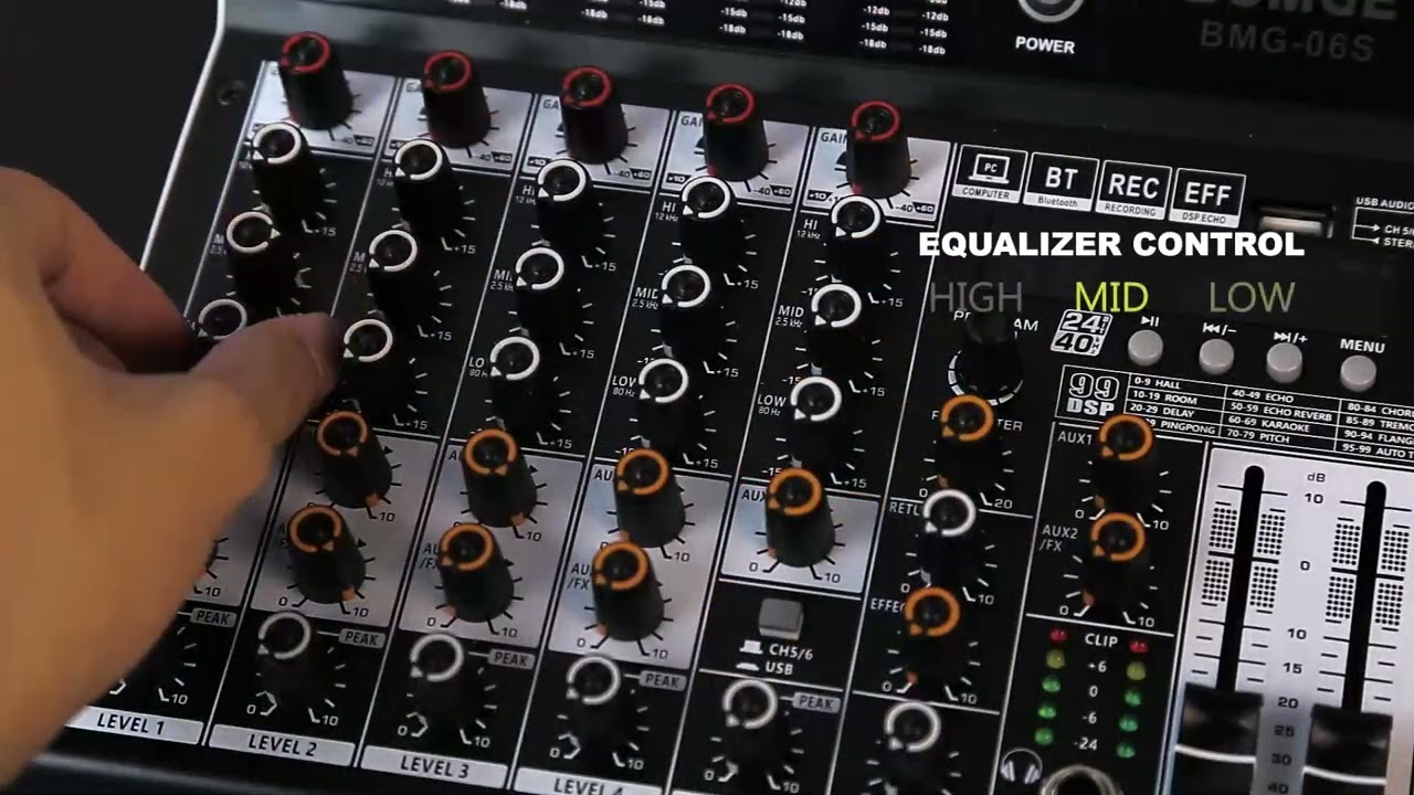 BOMGE Professional audio mixer 06S