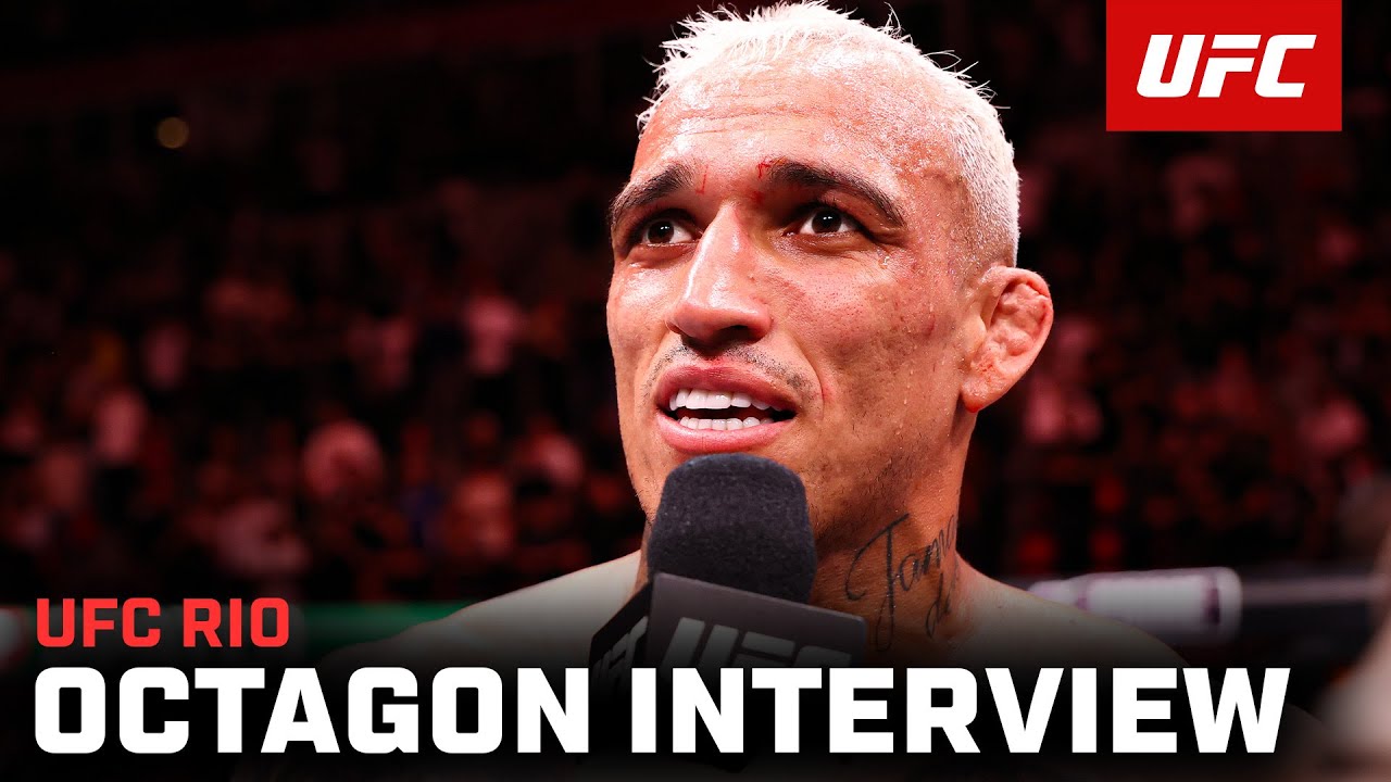 Интервью Чарльза Оливейры в октагоне | UFC Rio