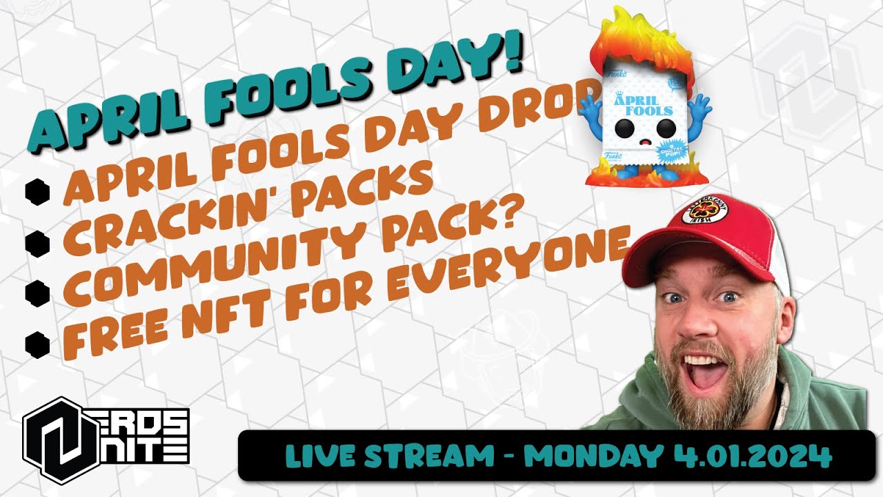 April Fools Day Fun! - Almost a Surprise Funko NFT Drop + a FREE NFT for everyone!