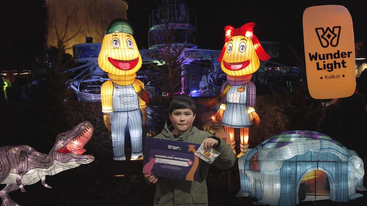 ✨ WUNDERLIGHT KALKAR Magisches Winter-Event im Freizeitpark! 🎡❄️🔥