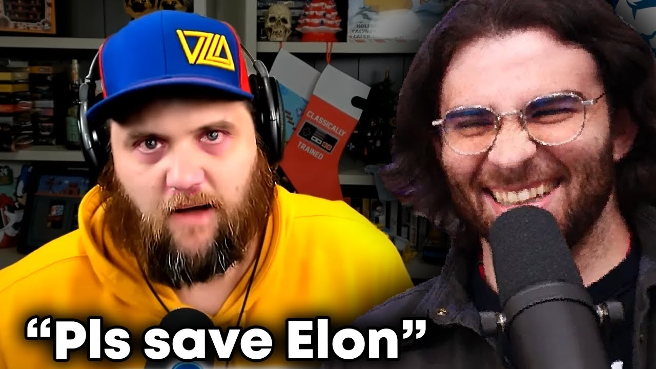 The Quartering goes INSANE Simping for Elon | HasanAbi