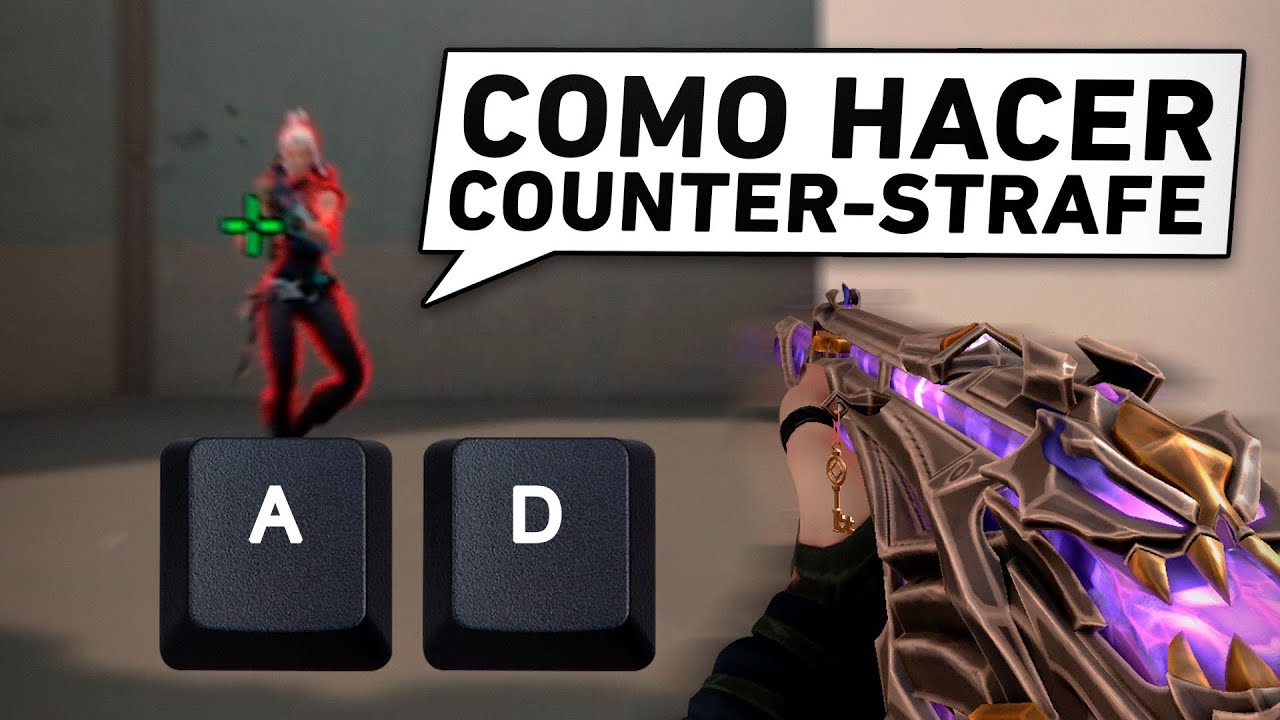 EL TRUCO para MATAR CORRIENDO en VALORANT | COUNTER STRAFE