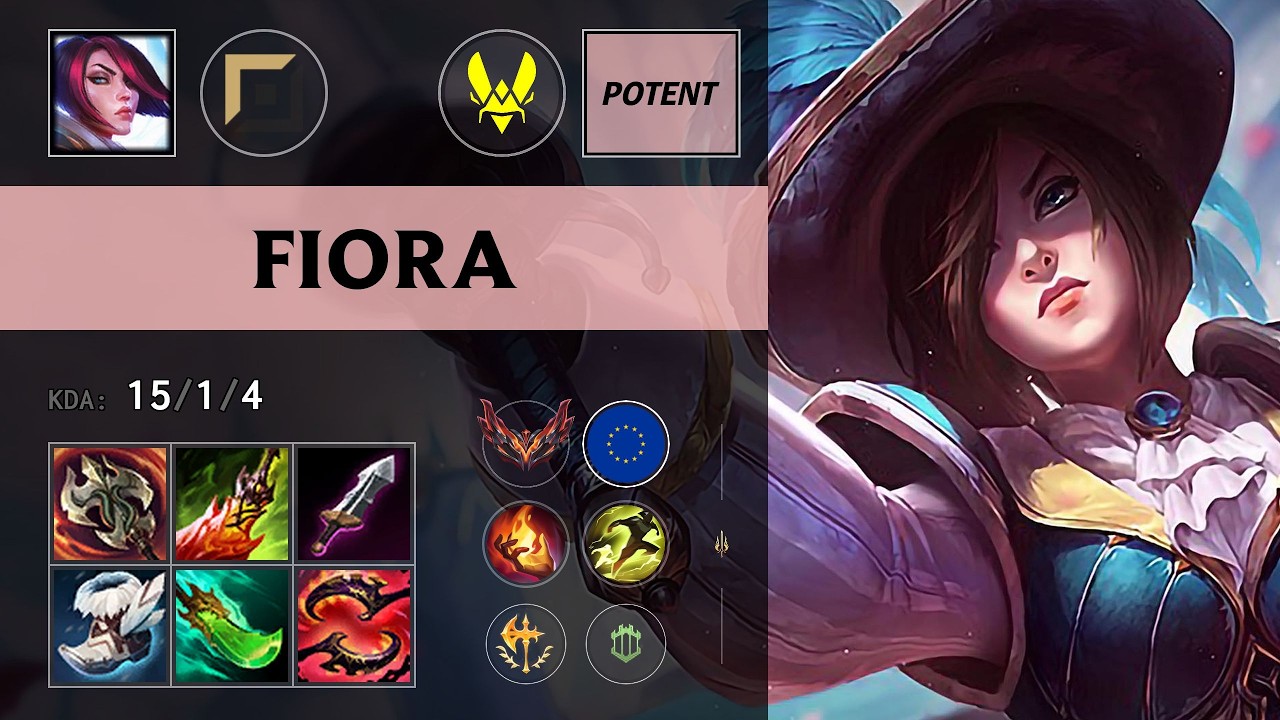 (VITB Potent) Fiora Top vs Xin Zhao - EUW Grandmaster Patch 26.12
