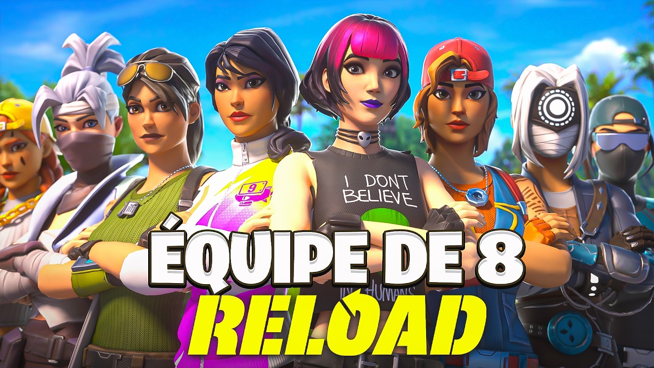 J'ai TESTÉ la RECHARGE à 8 sur Fortnite ! (ft. Enzo)