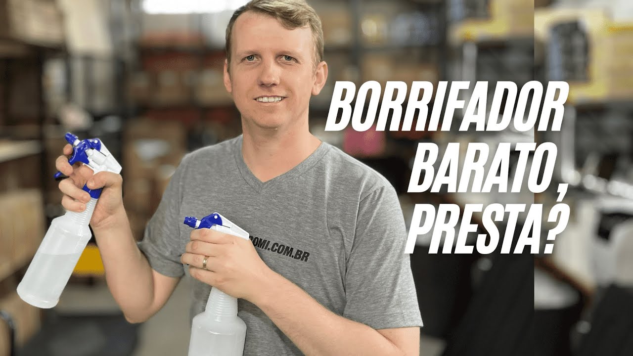 Borrifador barato, presta? Confere esse vídeo!