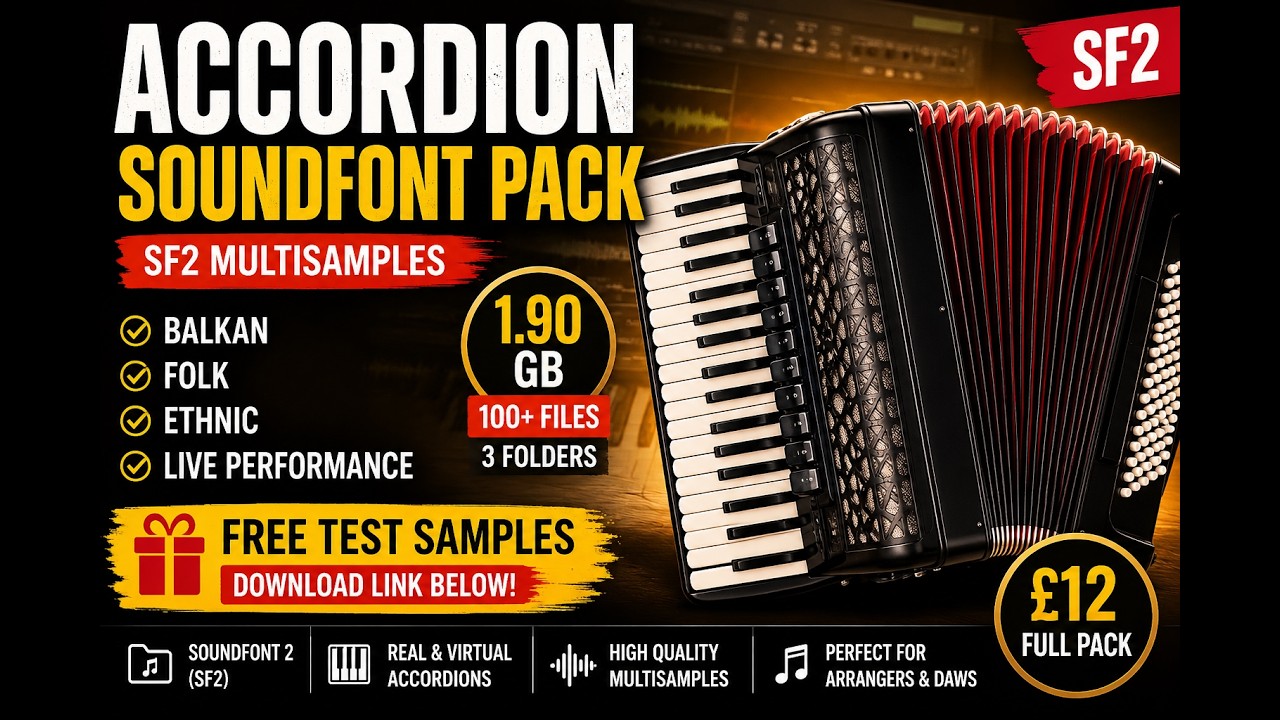 SF2 Samples/ACCORDEON DALAPEK/FL STUDIO /#soundfont#directwave#flstudio/See Description below;