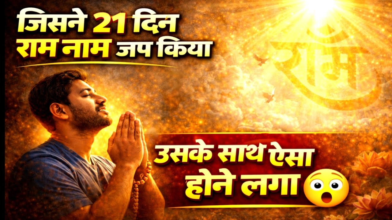 जिसने 21 दिन राम नाम जप किया | उसके साथ ऐसा होने लगा | उसने कभी सोचा भी नहीं था | Hanuman Vachan