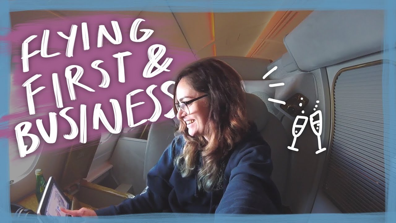 NZ to London on Emirates First & Business Class! 😱 | Travel vlog