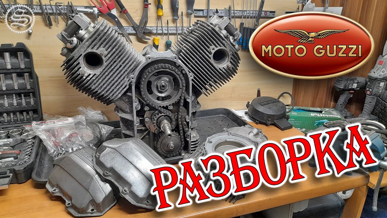 Разборка Moto Guzzi 1100 | Почему этот мотор так необычен?
