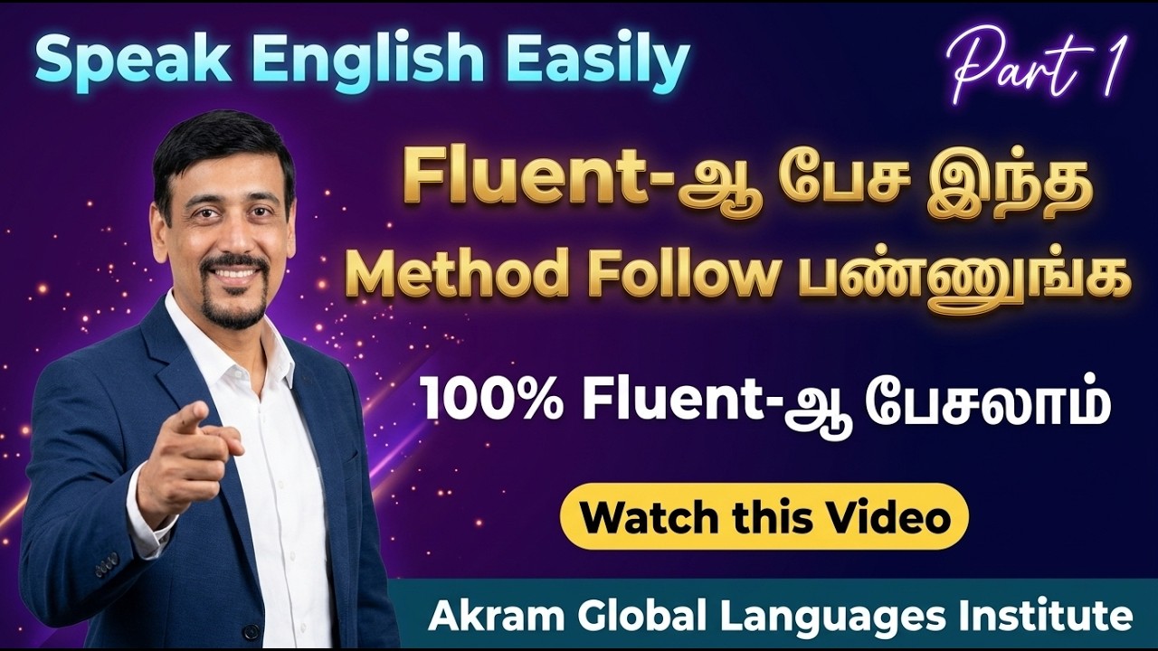 Fluent English Speaking Practice | Easy Method for Beginners | Part 1
