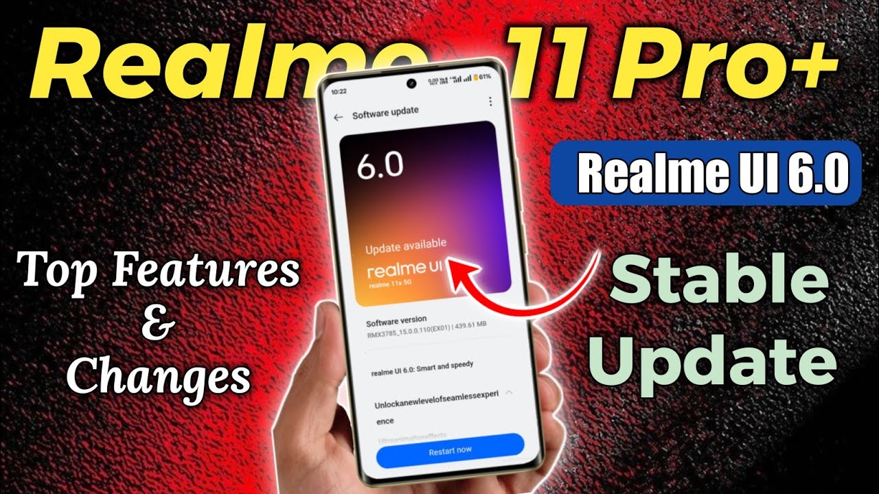 Realme 11 Pro+ Realme UI 6.0 Stable Update 🔥 Top Features & Changes!