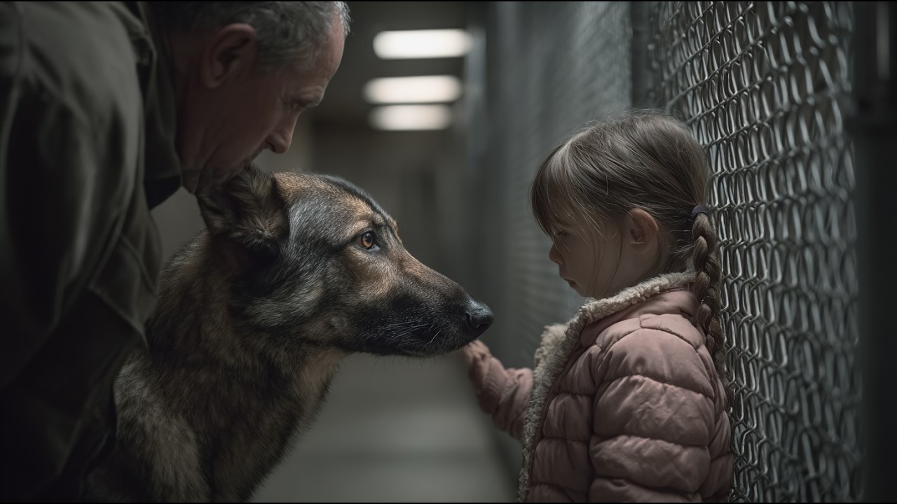 Everyone Feared This Aggressive German Shepherd — Until One Little Girl Changed His Life