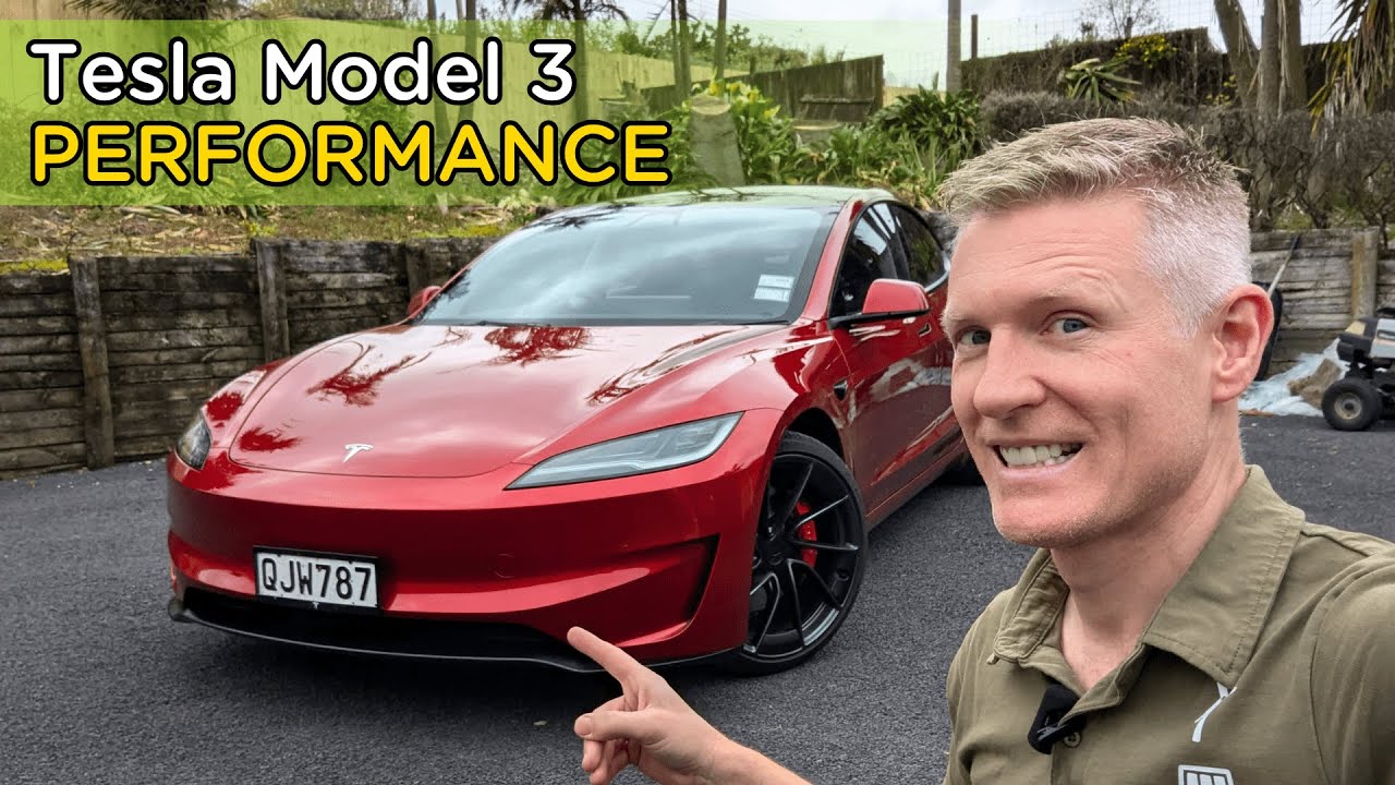 Обзор Tesla Model 3 2024 года выпуска в Новой Зеландии