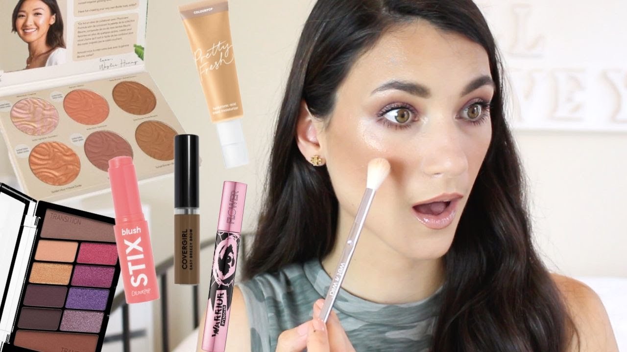 I tried YOUR favorite drugstore makeup...